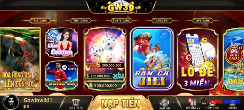 Nohu Online 2025 34 cuoc no hu nhan thuong lon tai gowin