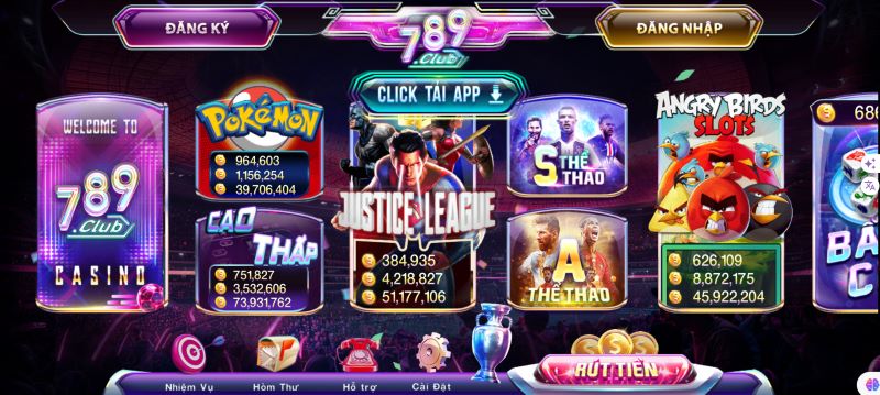 Nổ hũ 789Club - Sân chơi cá cược đẳng cấp bậc nhất châu Á 2 789Club thiết kế đồ họa game sống động