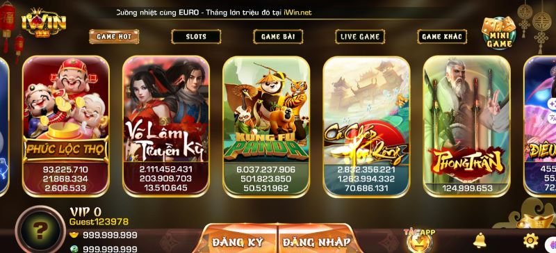 Nổ hũ Iwin - Chuyên mục giải trí đổi thưởng hấp dẫn 1 Trang nổ hũ Iwin cực kỳ nổi tiếng hiện nay