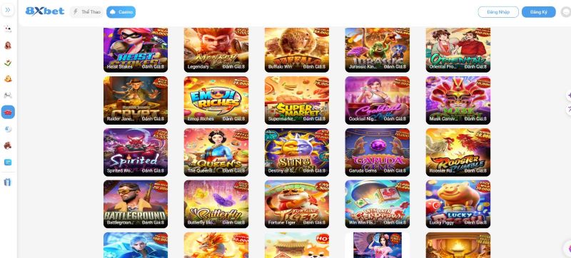 Nổ hũ 8xbet - Thiên đường slot game xanh chín 2024 1 Cổng game nổ hũ 8xbet được nhiều người yêu thích