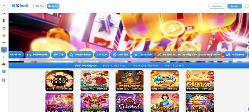 Nổ hũ 8xbet - Thiên đường slot game xanh chín 2024 2 Điểm qua các tựa game nổ hũ tại 8xbet được ưa chuộng